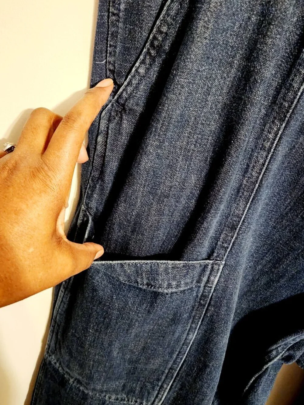 GAP | Women's High Rise Dark Indigo Easy Utility Jeans (Size XXL)